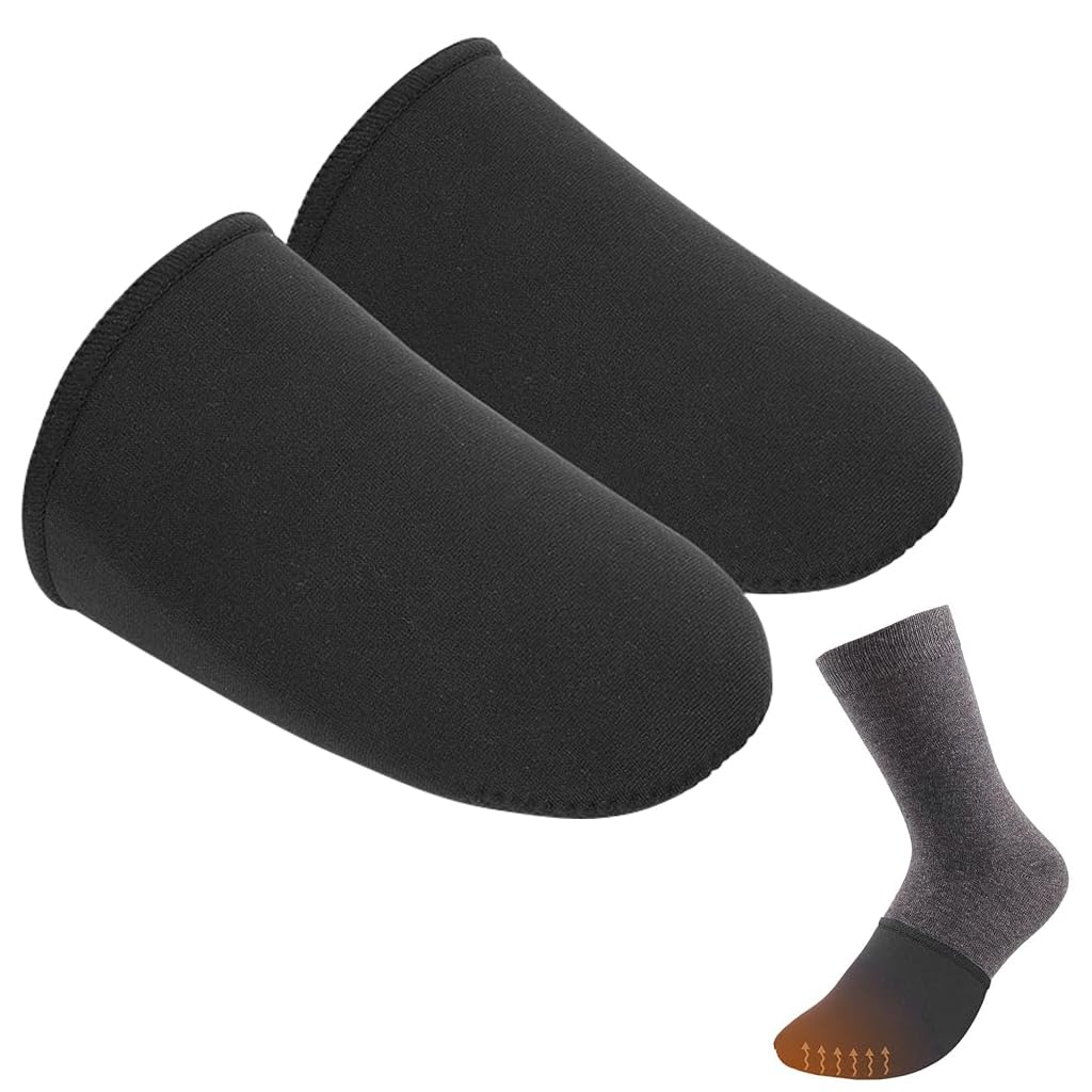 Proberos 2Pcs Winter Toe Warmers Thermal Neoprene Toe Covers Toe Warmer for Adults Forefoot Warm Cover for Pain Relief Reuseable Toe Warmers, 15.5x11.5cm Proberos 2Pcs Winter Toe Warmers Thermal Neoprene Toe Covers Toe Warmer for Adults Forefoot Warm Cover for Pain Relief Reuseable Toe Warmers, 15.5x11.5cm